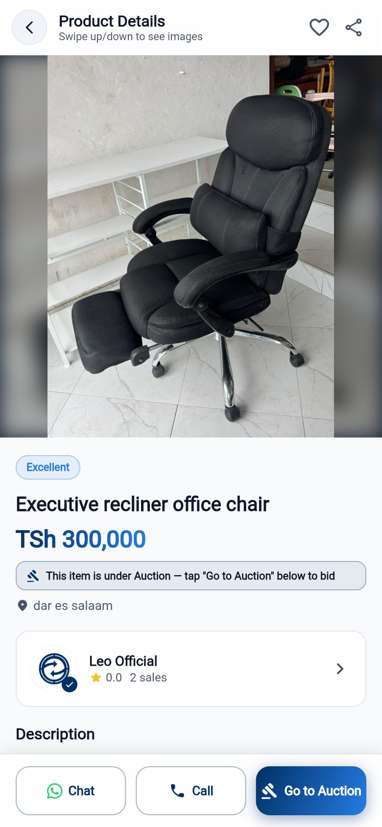 Leo app product details